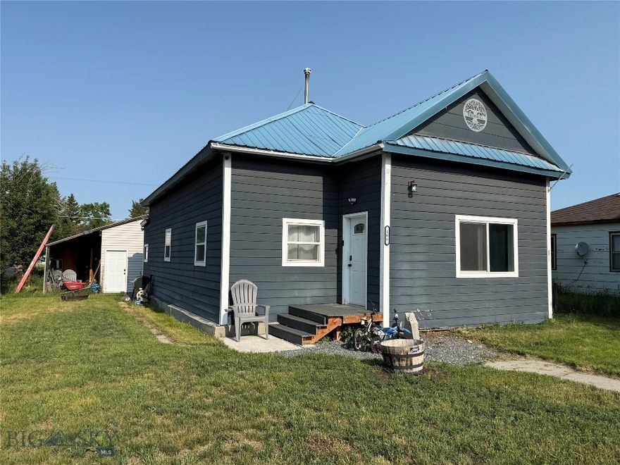 This residential residence features a spacious main level, complete with a cozy living room, a bright dining area, and a functional kitchen that offers plenty of potential for your personal touch. You will find two comfortable bedrooms, a well-appointed bathroom, and a laundry room in close proximity to make life convenient. The upper level has an open bedroom with a 3/4 bathroom that awaits completion. This is a versatile space for hobbies or a guest area. While this interior boasts unfinished updating projects, it provides a fantastic opportunity to customize and create your dream living space. The exterior of the home features attractive siding and a new metal roof to add to its curb appeal. Enjoy the private fenced yard and the spacious 44x24 shop, which offers ample room for parking, storage, and projects. This home is a canvas awaiting your vision-take the first step towards making it yours today!