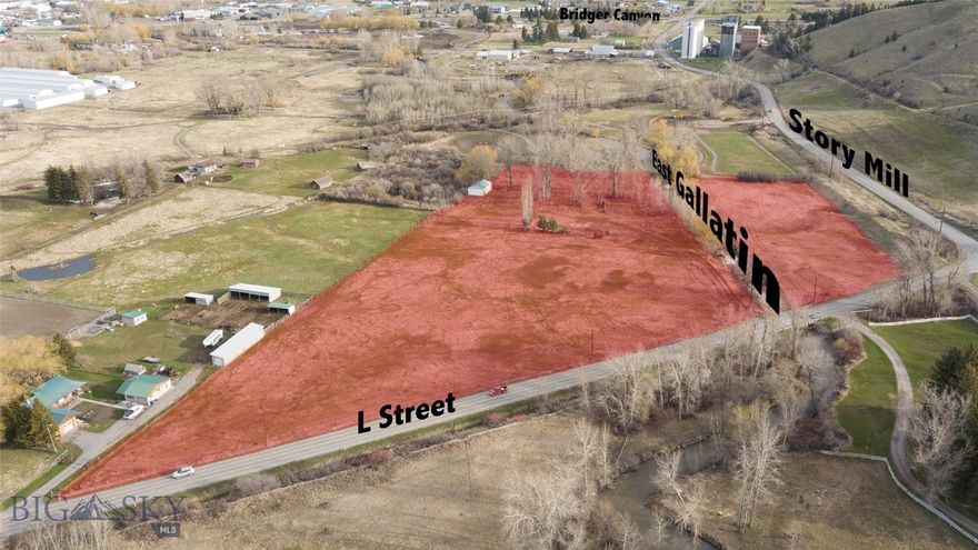 Largest remaining infill development site within close proximity to Downtown Bozeman. Totalling over 24 acres, this property has recently completed all annexation and zone map amendment requirements and is fully incorporated into the City of Bozeman. The Northernmost parcels along L Street have recently been zoned R-B, and the southernmost parcel (~6.9ac) is currently zoned M-1. The M-1 parcel is also located within the Pole Yard Urban Renewal District and may qualify for TIF reimbursement. The properties are located in Census Tract: 30031000600, and may also qualify for LIHTC funding. More information is available for qualified investors/developers.