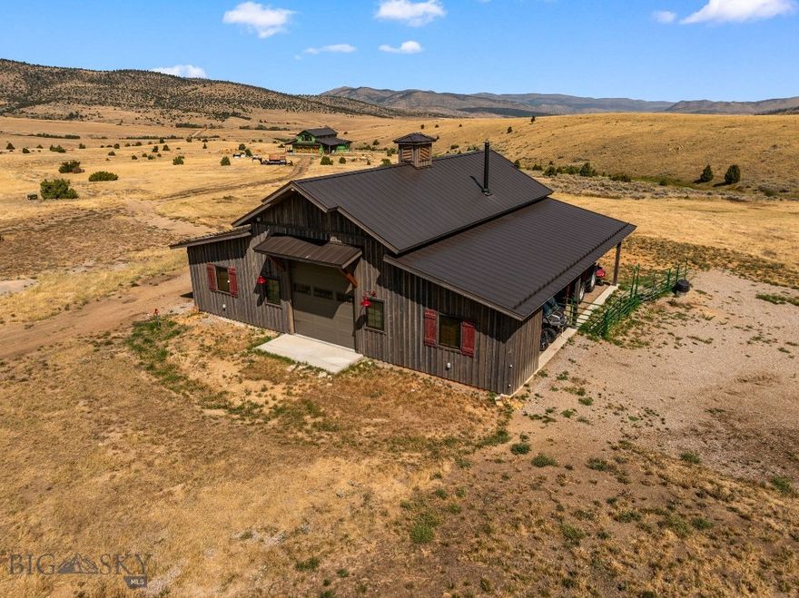 80 Gorgeous Acres, fully finished drive through shop, 60gpm well, Antelope Creek with water rights, AND a custom home to finish, RIGHT OUTSIDE PONY!! Enjoy the good life outside Pony Mt on your own 80 acres, with immediate access to all the Tobacco Root Mtns have to offer. The shop is perfect to live in while you finish out this masterpiece to fit your taste. It has a fully finished interior, 3/4 bath, two heat sources, its own septic and buried propane, Full RV hookups, even a backup generator!
 The 5br+- custom home is dried in, rough in plumbed (3 full bath), HVAC installed, has custom 8' Alder interior doors pre-finished and on site, Custom Alder windows, and even and elevator! The floor plan can be adjusted to suit at this point, with the majority of both floors having full span joists/trusses. This is a once in a lifetime opportunity, when was the last time you saw 80 acres near Pony for sale? Let alone with a shop and custom home! Back on the market after buyers couldn't get the financing done, don't miss out this time, this place is what dreams are made of!