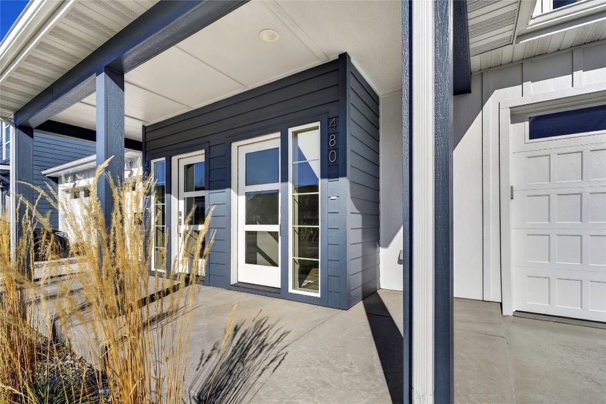 Introducing 480 Meriwether Ave, now available to the public for the very first time! This thoughtfully designed townhome pairs modern style with comfortable, everyday living. The main level welcomes you with a bright, open layout where the kitchen, dining, and living spaces come together effortlessly. Just off the living area, a covered patio creates the perfect extension of your space—ideal for morning coffee or relaxed evenings at home. A convenient half bath completes the main floor. Upstairs, a versatile flex nook offers a great spot for a home office, reading corner, or creative space. The primary suite is a true retreat, featuring a private ensuite, walk-in closet, and access to its own covered balcony. A second spacious bedroom with a walk-in closet sits nearby, along with a full bathroom and a dedicated laundry room for added ease. Located in the highly desirable Valley Meadows Subdivision, this newly released townhome offers a seamless blend of style, function, and access to nearby parks, trails, and everyday conveniences.