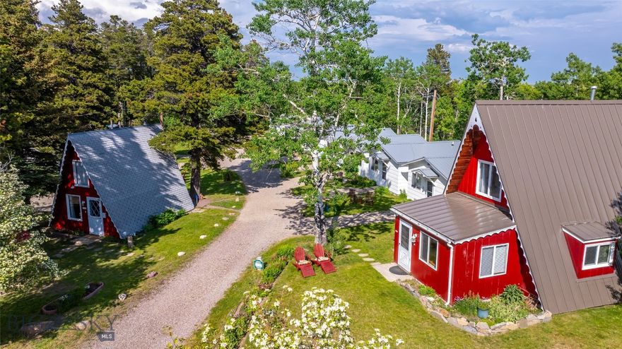 Here is your chance to own a fun and rewarding property just minutes from Glacier National Park. This historic property offers a blend of lifestyle, location, and opportunity.  Built in the 1930s as one of the park’s motor lodges, much of its original charm remains. 11 cabins, each with beds and a kitchenette, a twelfth cabin for laundry and storage facility, A-frame office and a 2 bed A-frame owner’s cabin with full kitchen provides a comfortable live/work setup. 12 parking spaces, outdoor gathering area for guests and an RV parking space with hookups. Infrastructure updates in the past few years include plumbing, electrical supply lines, and roofs (excluding the office). Return this to a nightly motel style business or simply enjoy a slower pace while generating income and exploring Glacier Park is wide open.  East Glacier offers a strong sense of community, natural beauty, and a lifestyle that most people only dream of.  *Please Do Not enter property, showings by appointment only*