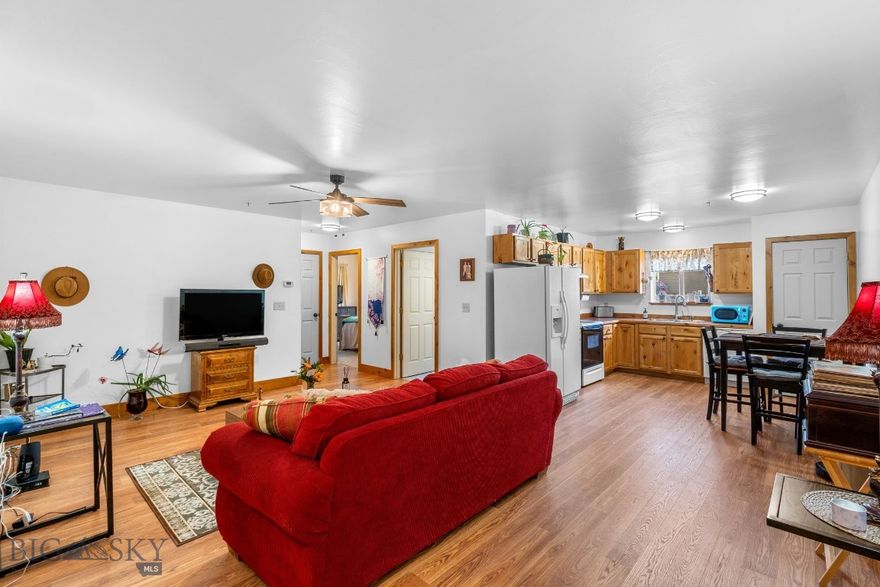 This updated, ground-level condo is move-in ready and conveniently located in the heart of Belgrade. Enjoy easy access through a private entry into an open-concept living, kitchen, and dining area featuring brand-new vinyl plank flooring and new carpet throughout. The kitchen offers ample counter space, and the full bathroom has been upgraded with new flooring and a new vanity.

The in-unit laundry room provides extra storage, and down the hall, you’ll find two comfortable bedrooms separated by additional closet space. Other recent updates include new window glass for improved comfort and efficiency.

Don’t miss this refreshed and accessible home—call today to schedule your private showing!