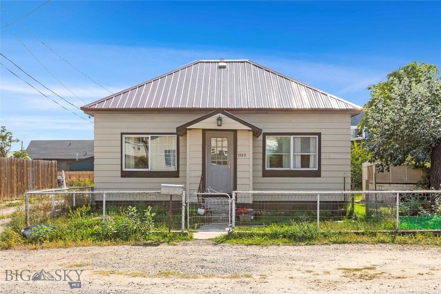Centrally located and full of charm, this updated 3-bedroom, 1-bathroom home offers comfort, convenience, and room to grow. Inside, you'll find modern updates throughout while maintaining a cozy and inviting feel. The spacious, unfinished basement provides endless possibilities—perfect for storage, a home gym, or future expansion. Outside, the home sits on a generous size lot that’s fully fenced, offering privacy and space to enjoy. A two-car detached garage and additional storage shed complete the package. With easy access to shopping, schools, and parks, this well-kept property is a smart move for anyone looking for location and livability.