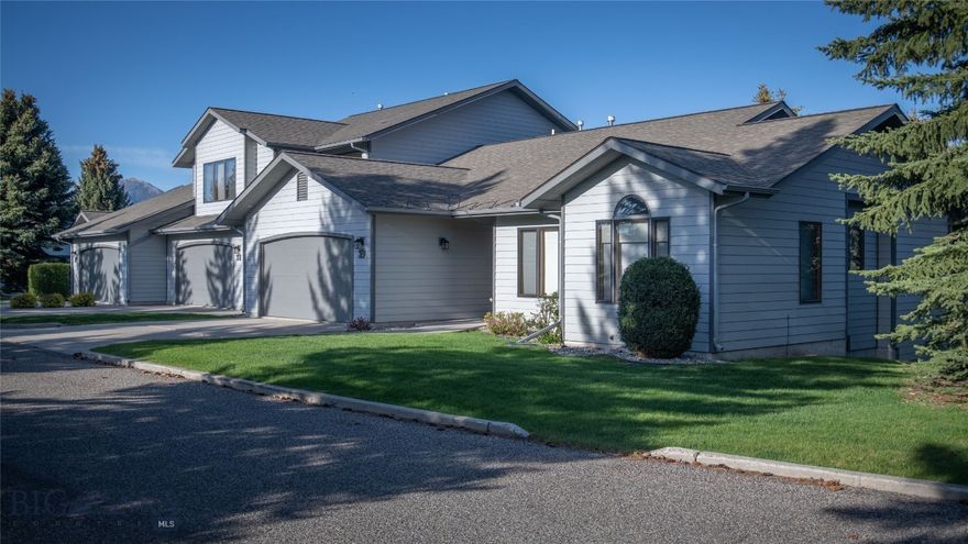 Nestled in one of Bozeman's premier neighborhoods, 1757 Highland Blvd combines comfort with everyday Montana ease. This property offers seamless access to downtown Bozeman, Montana State University Bozeman Deaconess Hospital and exceptional outdoor pursuits including area  hiking, skiing and world-class fishing. With a large trail system directly across the street from this condo, a short walk gives you miles of access. The interior boasts 3 br/2 bath, 2071 ft.², with expansive, light filled living areas, a thoughtfully designed layout ideal for both comfortable daily living and elegant entertaining. Situated along Highland Boulevard, you are just moments from beautiful parks, scenic trails, shopping, and dining making it a covered choice for discerning homeowners and investors like. Spectacular views from the deck and Hance by mature landscaping that provides privacy and tranquility in a peaceful residential setting all while remaining conveniently near downtown Bozeman. Whether intended as a primary residence a second home or strategic investment 1757 Highland Blvd. exemplify superior location lifestyle and lasting value.