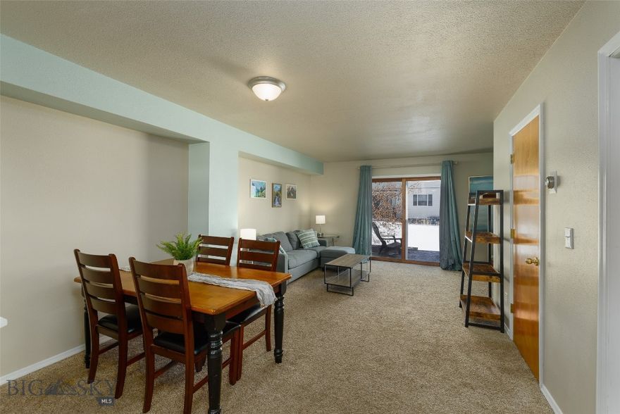 If you’ve been waiting for the right opportunity to enter the Bozeman market, this NW Bozeman condo is worth a look. With a functional layout and low-maintenance living, it’s ideal for first-time buyers, MSU students, or parents looking for a smart housing solution.

The main level offers a comfortable living room, kitchen, dining space, and a convenient half bath. Upstairs features two large bedrooms, a full bathroom, and laundry located right where you need it. A one-car garage, additional parking, and a covered entry add everyday ease, while the back deck opens to a large shared backyard maintained by the condo association.

Located close to Bozeman Pond, trails, downtown, MSU, and public transportation, this home blends affordability, location, and lifestyle—making it a strong long-term investment as well as a great place to live.