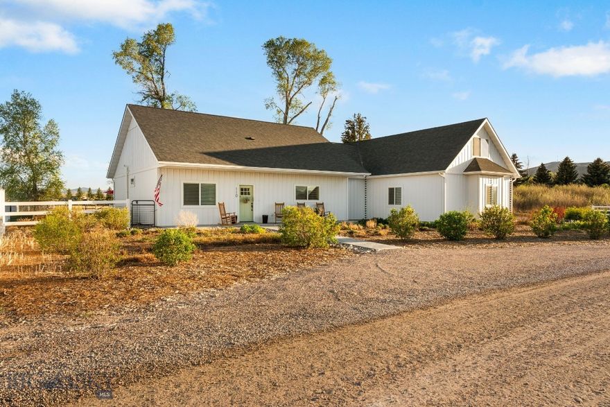 This could be your new home under Montana’s Big Sky! This home boasts an exceptional setting right in the  heart of the Beaverhead Valley, situated on a spacious 1.4± acre lot. This location is both close to town and within a short drive to the areas exceptional recreational activities. This property captures  the best of Montana living with space, privacy, and a bright, open floor plan designed for comfort and connection.

A charming entry is an invitation to an airy living space with natural light from large windows and enhanced by vaulted ceilings. The spacious living and dining areas create an ideal setting for both everyday living and entertaining. This home has character to enhance your own tastes and style while having a floor plan designed for easy living. 

The spacious kitchen is a delight- large window over the stainless farmhouse sink, tasteful granite and cabinetry plus a deluxe induction range with newly installed hood add a modern touch and create a beautiful and functional space. Generous storage, overhead lighting, and a large pantry complete with electrical outlets- make a dream kitchen.

The primary suite occupies its own private west wing and features large window, an airy bath, a soaking tub, walk-in shower, and a large walk-in closet.

Down the hallway, you’ll discover wide pleasing stairs and landing to a bonus room with scenic views. This thoughtful space provides a flexibility, ideal for a home office, theater room, family room, or guest retreat. The laundry room and access to the attached garage are conveniently located nearby on the main level. On the east wing of the home, two guest bedrooms and a full guest bath offer comfortable accommodations for family or visitors.

Montana living is all about enjoying the outdoors, and this property was designed with that in mind. A sliding door off the dining area opens to an expanded patio and a beautiful private, fenced backyard—perfect for relaxing evenings, outdoor dining, and entertaining. Enjoy your morning coffee with a splash of bird song? The spacious east portion of the lot is fully fenced with vinyl privacy fencing and has the flexibility to expand your outdoor living space or to complete a future shop, storage building.

Located in the spectacular Beaverhead Valley, this property offers not only a wonderful home setting, but also close proximity to some of Montana’s most beautiful scenery, recreation, and wide-open landscapes to explore year-round.