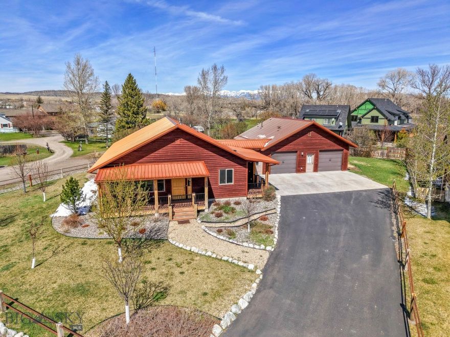 One level living at its finest!  Adorable 3 bed/ 3.5 bath home tucked away on a peaceful cul-de-sac on Livingston’s southeast end.  This tranquil setting is a stone’s throw from Fleshman Creek and surrounded by other attractive homes that show pride of ownership. The custom-built home is on a .49 acre lot featuring a gas fireplace, stainless steel appliances, a vaulted ceiling, radiant heat in the master bath, and tons of windows to enjoy the gorgeous views. Outside hosts a lovely living space with a manicured lawn, underground sprinklers, and custom fencing.  The separate garage spaces are heated with tons of storage and a small ¾ bath.