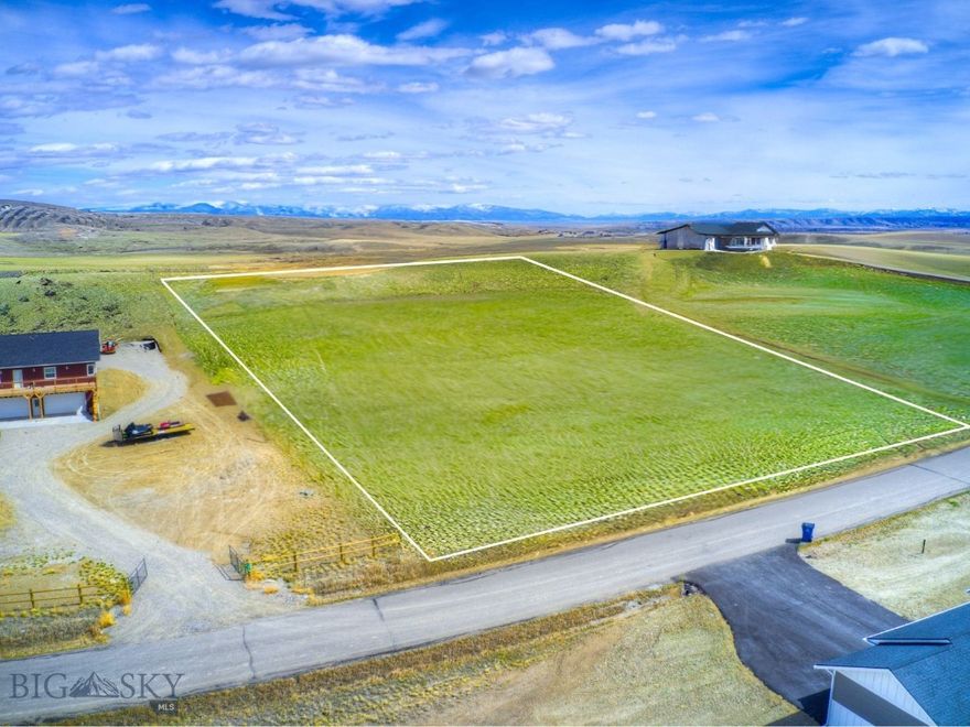 One of the most coveted and picturesque lots in Wheatland Meadows, just outside of the charming town of Three Forks, Montana! With
panoramic mountain views, a gentle slope perfect for a walk-out basement, and over 3 acres of prime, buildable land, this lot offers the perfect
backdrop to build your Montana dream home. Wheatland Meadows residents enjoy paved subdivision roads, parks, and flexible covenants that
Property History
allow you to build your dream home and separate shop space, with plenty of elbow room. With close proximity to Three Forks, Bozeman, Canyon
Ferry Lake, and the Bozeman Yellowstone International Airport, this perfectly positioned homesite is sure to check all of the boxes!