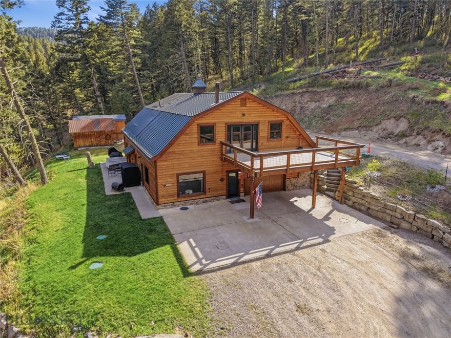 Set on 20 acres with wide open views and unmatched privacy, this 4 bedroom, 4 bathroom home offers the space, flexibility, and setting that Montana living is all about.

Located just 10 to 15 minutes from Livingston and 15 minutes to downtown Bozeman, the property gives you the perfect balance of convenience and seclusion.

The home spans over 3,200 square feet with a highly versatile layout, including an upper level complete with its own kitchen, primary suite, and private deck, making it ideal for rental income, guest quarters, or a separate living space. The main level also offers the option for a primary suite depending on how you want to live in the home.

The land itself is what truly sets this property apart, featuring a full-time spring-fed pond out front along with a seasonal pond and spring in the back, creating a rare and peaceful setting with consistent water sources.

You will regularly see deer, moose, elk, turkey, and more right on the property, adding to the overall experience.

The property also includes apple, pear, and plum trees and offers the perfect setting for year-round recreation, including snowshoeing, mountain biking, and cross-country skiing.

With covered barns and plenty of usable ground, this property also offers strong potential for horses, homesteading, or simply having the space to enjoy everything Montana has to offer.

This is a property that gives you options, space, and a lifestyle that is hard to find this close to both Bozeman and Livingston.