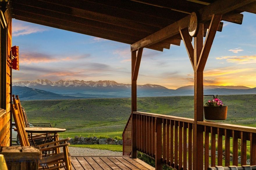 The very definition of Big Sky Country, welcome to 3 Highland Ranch Rd where the trees reach for the sky and the mountains meet the plains. This property has been lovingly cared for with thoughtful improvements to maintain the original values of flora, fauna, and views, creating a tranquil retreat amidst our hectic lives. One can’t help but exhale, breathe in the beauty, and let Mother Nature touch your soul. The jaw-dropping views serve up a grand interplay of skyscape and landscape. The dome of sky bordered by mountains on the horizon is a constantly moving drama of clouds, sun, shadows, and colors as winter snow, spring squalls, early summer flowers, and fall colors play out in front of you. Sunsets are magical, especially when the ebbing light illuminates the hues and shapes of clouds and precipitation. Starlit night skies and occasional northern lights offer an impressive encore. Inspiring views of the Bridgers, Belts, and Crazies fill your viewshed from the building site. A short walk to the hilltop gazebo rewards you with views of the Absarokas and Beartooths to the south, Gallatins and Bridgers to the west, and a glimpse of the Castles to the north. The wildlife is abundant. Spring brings a variety of songbirds to the property. Sandhill cranes can be heard this time of year also, sometimes nesting on the property. The descent of the Blue Grouse out of the high country to undergo courtship and mating is a favorite. Coveys of chicks follow, inhabiting the property until late summer when they return to the high country. Soaring eagles and hawks, often at your level, float on the breeze. Deer, moose, bears, bobcats, mountain lions, coyotes, and fox have all been spotted on the property. Binoculars or a spotting scope reveal elk, antelope, and mountain goats on the surrounding landscape. Douglas fir, junipers, and limber/lodgepole pine thrive, creating a healthy forest with fine habitat and good rainfall retention. Chokecherries and gooseberries grow on the property, great for fresh snacking or canning. Two wells exist with one boasting 18 GPM for abundant water. A well-built steel shed and small storage shed provide ample room for all your toys and equipment. Enjoy a game of horseshoes behind the cabin or gather round the campfire for evening enjoyment. Fishing can be had in alpine lakes or in the nearby Shields and Yellowstone Rivers. Big game and bird hunting are available in national forest lands or block management areas nearby.