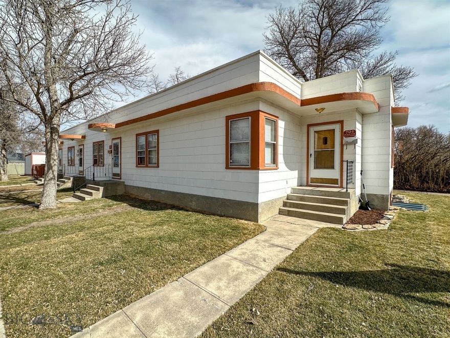 Invest in rapidly growing Great Falls, MT, with this immaculate and charming 5 unit apartment with detached, and rentable, garages. Seller has no problem finding tenants for this centrally-located complex (photos taken between tenants over time). Four of the units are one bedroom, one bath with only one of those being on the lower level. One of the units is three bedroom and one bath. Garage has four separate stalls. The seller has retained all of the old world charm while updating the units with stainless appliances, new lighting, ceiling fans, granite countertops and refinished original flooring. The upper units have covered front porches and a back porch. It is attractive with its grass lawn. Roof is "Henry's" with transferable warranty. Seller has spared no expense keeping these units in tip-top shape, so new owner does not have to go in and make costly improvements. Financials available with an NDA.