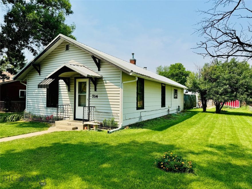 Find your next home on Front Street, just two blocks from the scenic Missouri River. This inviting 2-bedroom, 1-bathroom residence offers 1,001 square feet of comfortable living space, complemented by a beautiful, large, and lush yard. The property features thoughtful additions, including a newer water heater, an underground sprinkler system, and a detached double garage. Living in Fort Benton means enjoying the best of small-town Montana. Known as the "Birthplace of Montana," Fort Benton offers a rich history, museums, and community events, along with endless opportunities for outdoor recreation. Spend your free time fishing or kayaking on the Missouri, biking or walking along the river trails, or exploring the surrounding countryside. With Great Falls just a 40-minute drive away, you’ll also have quick access to shopping, dining, and travel, while returning home to the charm and slower pace of Fort Benton.