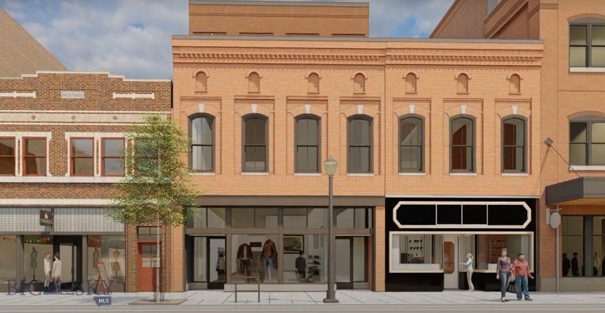 Nice newly renovated downtown office space on the second floor.  This office space is in the Cooper Black building next to the newly renovated National Building on the corner of Main and Black.  Easy walking distance to many Downtown restaurants, coffee shops, and shopping.  Enjoy an entire floor to yourself with windows overlooking Main Street in the front, and a private balcony at the rear.  Currently being built out with an open floor plan, but can be modified to suit many needs.  Private restrooms in the suite, and an elevator from common Main Street entrance.  Estimated completion to be early 2026.