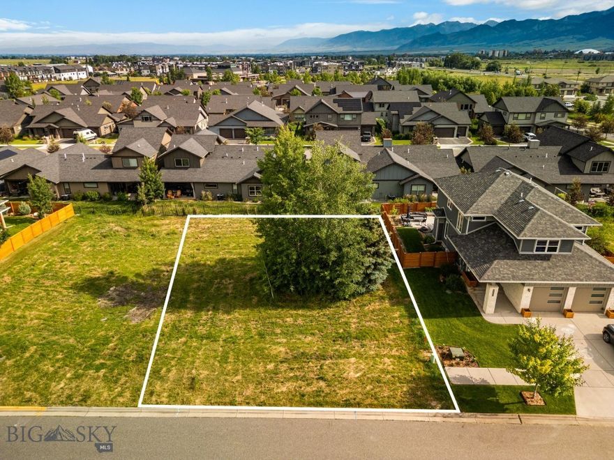 Prime lot available in South Bozeman’s premier Southbridge subdivision! This 6,621 sq ft (.152 acre) parcel offers an ideal setting to build your dream single-family home. Enjoy southern exposure, mountain views, and a vibrant neighborhood with nearby trails, parks, and easy access to schools, shopping, and all that Bozeman has to offer. A rare opportunity in one of the area's most sought-after communities!