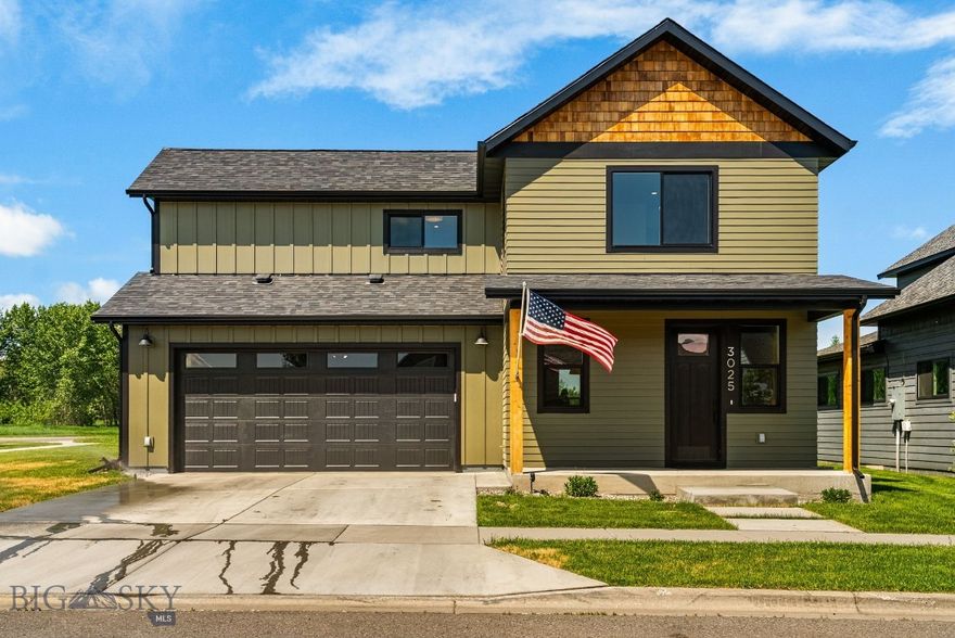 The Bannack floor plan at Allison Neighborhood brings together smart design, timeless finishes, and everyday functionality in the heart of Bozeman’s south side. Located in the new Allison Neighborhood—just minutes from downtown and within walking distance to Montana State University, top-rated schools, and local trails—this 1,720± square foot home offers a well-balanced layout for comfortable living.

Built by E.G. Construction, a trusted local builder with over 20 years of experience, the Bannack features a spacious open-concept main level with a beautifully finished wrap-around kitchen, sleek cabinetry, and a walk-in pantry—perfect for home chefs and entertainers alike. The focal point of the living area is a fireplace wall with vertical cladding that adds warmth and modern charm.

Upstairs, you'll find three generously sized bedrooms, including a serene primary suite, along with two full bathrooms and unique architectural details like angled windows in the secondary bedrooms. An expansive deck extends your living space outdoors, creating the perfect spot to relax and take in the surrounding views.

With construction underway, buyers still have the opportunity to select finishes and make this home their own. The Bannack combines form and function in a thoughtfully crafted home nestled in one of Bozeman’s most desirable neighborhoods.