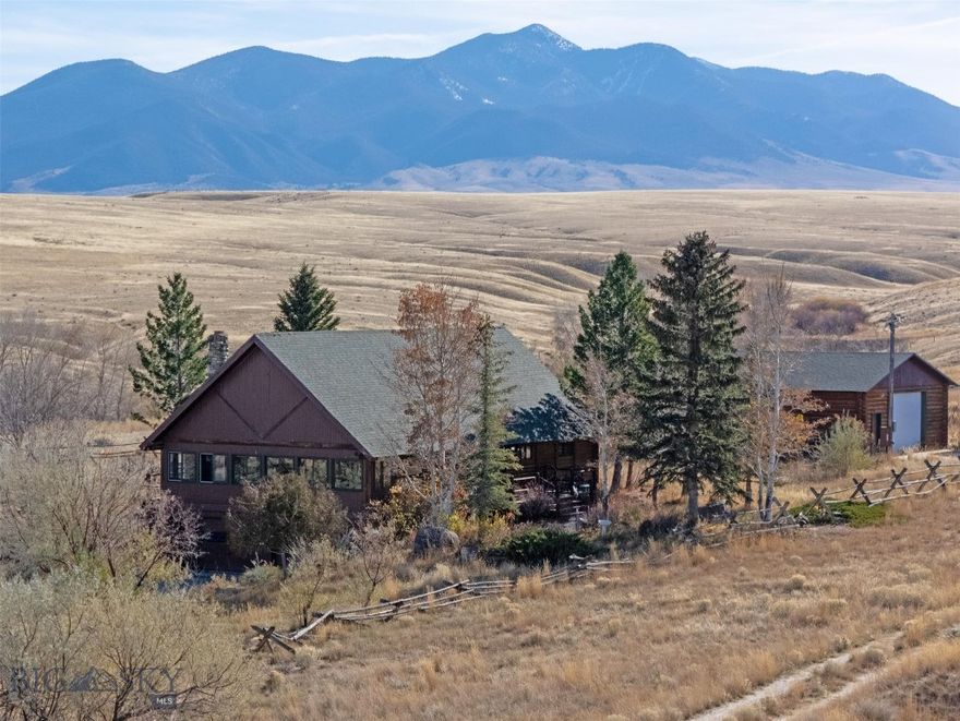 Incredible views with hunting, fishing and outdoor recreational opportunities in every direction! This is the opportunity you've been waiting for to have your dream location in beautiful SW Montana. West and east facing decks of this beauty allow you to sip your favorite beverage while watching the sunrise and the sunset in Montana Big Sky Country! This spacious home reflects the Montana lifestyle with stone fireplace, log interior, open floor plan and 3 levels to accommodate all of your family and friends. Includes a 30x40 ft shop! Just a short distance from Dillon, Twin Bridges and Sheridan, you can enjoy all the amenities you desire while living a country lifestyle where the only sounds are the wildlife and irrigation sprinklers! Private aircraft service is available in Dillon and commercial air services are available in Butte, Bozeman and Idaho Falls. This parcel is also offered as part of MLS 406766 which includes additional acreage. Don't let this opportunity pass, call today for a showing!