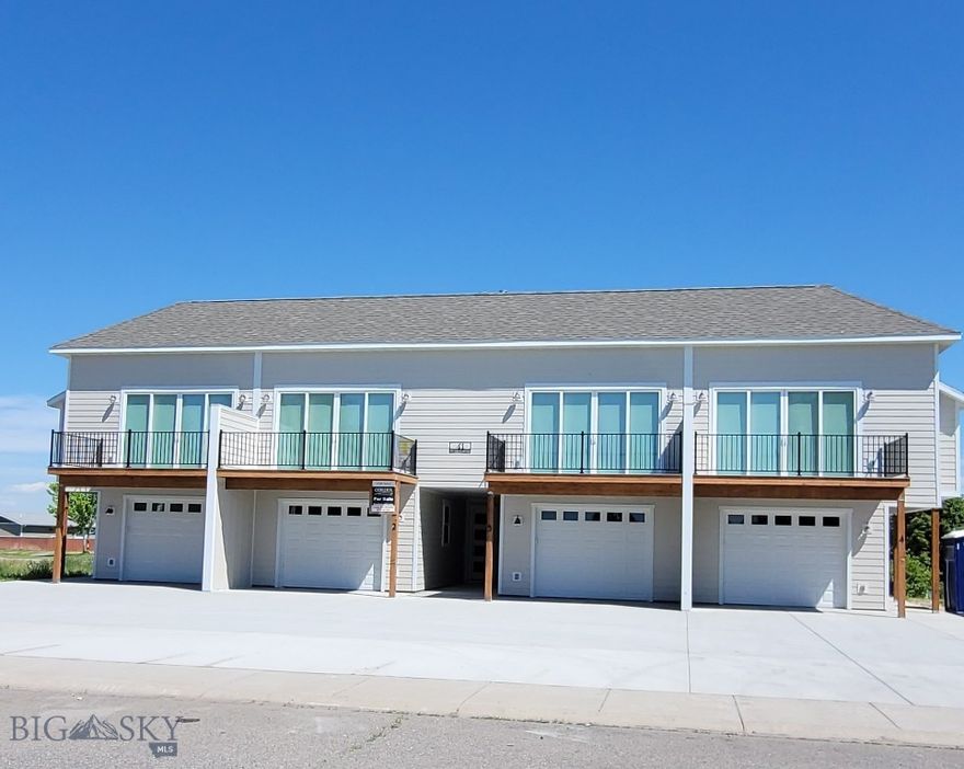 THIS CONDO HAS 9 FOOT CEILINGS THROUGHOUT AND UPSTAIRS HAS 12 FOOT CEILING. THE VIEW FROM THE DECK IS AMAZING AND THERE IS A PAVED WALKING PATH THAT GOES AROUND THE LAKE. FOUR LAPS IS A MILE ! THIS CONDO IS TO BE SOLD TOTALLY FURNISHED AND COMES WITH A COPPER BLOOM RENTAL CONTRACT. THE GARAGE IS HEATED AND HAS HOT AND COLD WATER TO WASH YOUR TOYS OR PETS, AND THE FLOOR IS EPOXIED FOR EASY CLEANING. THERE IS ALSO A POSSIBILITY OF PURCHASING A GROUP OF 8 GARAGES FOR RENTALS WITH THIS SALE FOR YOUR EXTRA TOYS OR FOR RENTALS, TALK TO LISTING AGENT. THE GARAGES WILL RENT FOR $100.00 PER MONTH.
THIS PROPERTY IS IN A GREAT AREA WITH MIDDLE SCHOOL A SHORT WALK AWAY. THERE IS A MOM AND POP GROCERY, BEAUTIFUL GYMN, EYE DOCTOR, DENTIST, PIZZA PLACE AND IT IS A VERY SHORT DRIVE TO THE GALLATIN FIELD AIRPORT, GROCERY STORES AND LOTS OF GREAT RESTAURANTS. THE GALLATIN RIVER IS JUST UP THE ROAD FOR FISHING AND TUBING AND BRIGDER AND BIG SKY SKIING ISN'T FAR AWAY. THE CONDO WOULD EASILY RENT FOR $2,500.00 PER MONTH FURNISHED AND WITH THE GARAGES THIS WILL REALLY PENCIL OUT.
SELLER IS A LICENSED REAL ESTATE BROKER IN THE STATE OF MONTANA !