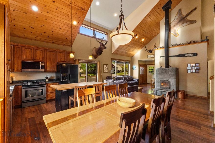 Located in one of Livingston’s most desirable neighborhoods, this custom 4-bedroom, 2-bath home offers stunning views of Livingston Peak and a convenient location near downtown, schools, and outdoor recreation.

Inside, you'll find vaulted knotty pine ceilings, two spacious living areas, and a Tulikivi wood stove for efficient, cozy heat. The kitchen features granite and butcher block countertops with ample cabinet space. The main floor primary suite includes an en suite bath and a walk-in closet.

Additional highlights include a Trex deck for low-maintenance outdoor enjoyment, abundant storage throughout the home, and thoughtful design elements that balance comfort and functionality.

Don’t miss this opportunity to own a well-built home in a prime Livingston location.