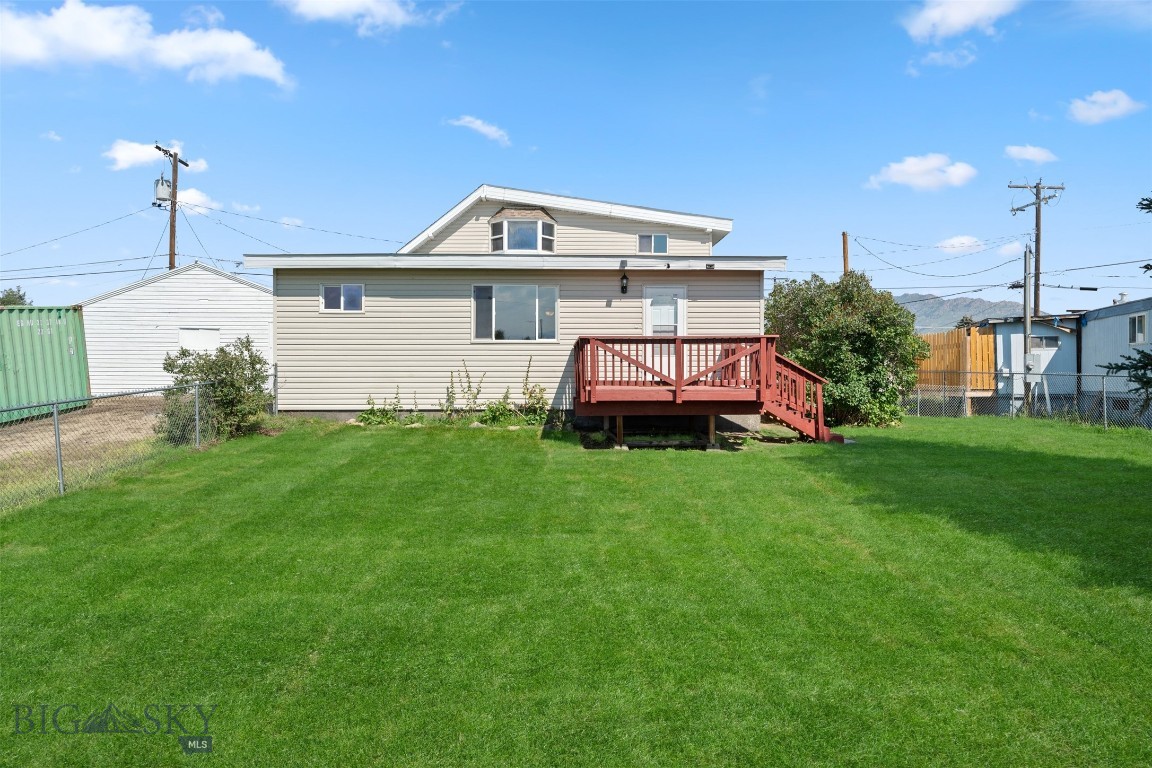 Step inside this inviting 3-bedroom, 2-bath home that combines comfort and style. The main level features an open-concept design with vaulted ceilings, a well-appointed kitchen, two bedrooms, a full bath, and the convenience of main-floor laundry. Upstairs, retreat to the private master suite, complete with a full bath and a large soaking tub. Notable features include a newer heating system, dual hot water heaters, a new roof, and a brand-new underground sprinkling system with fresh sod. A welcoming mudroom and convenient storage shed add practicality, while the fully fenced front yard and cozy deck provide the perfect setting for relaxing and enjoying the outdoors.
With its thoughtful layout, modern improvements, and inviting indoor and outdoor spaces, this home is truly move-in ready.