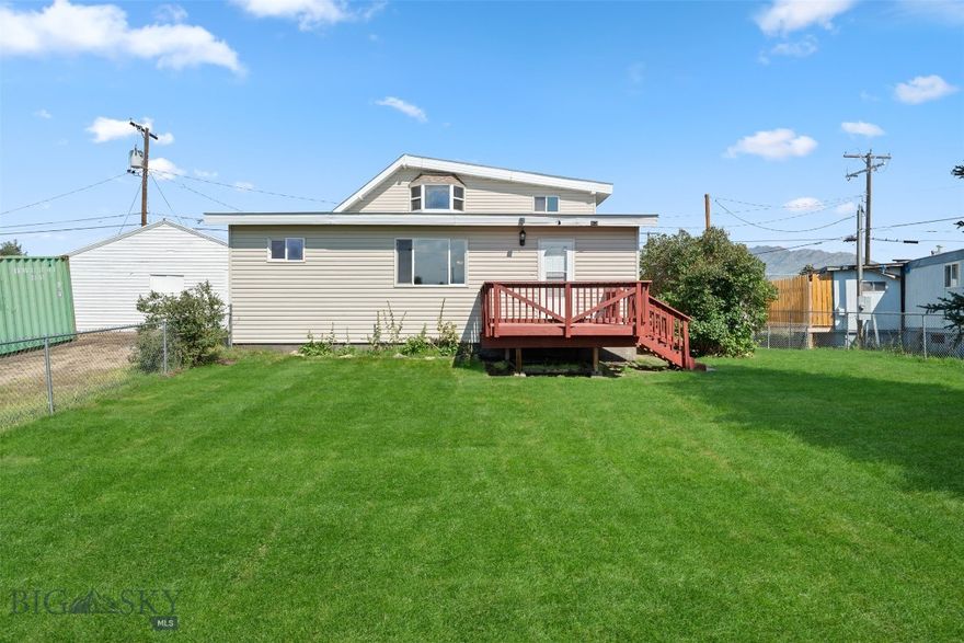 Step inside this inviting 3-bedroom, 2-bath home that combines comfort and style. The main level features an open-concept design with vaulted ceilings, a well-appointed kitchen, two bedrooms, a full bath, and the convenience of main-floor laundry. Upstairs, retreat to the private master suite, complete with a full bath and a large soaking tub.  Notable features include a newer heating system, dual hot water heaters, a new roof, and a brand-new underground sprinkling system with fresh sod. A welcoming mudroom and convenient storage shed add practicality, while the fully fenced front yard and cozy deck provide the perfect setting for relaxing and enjoying the outdoors. 



With its thoughtful layout, modern improvements, and inviting indoor and outdoor spaces, this home is truly move-in ready.