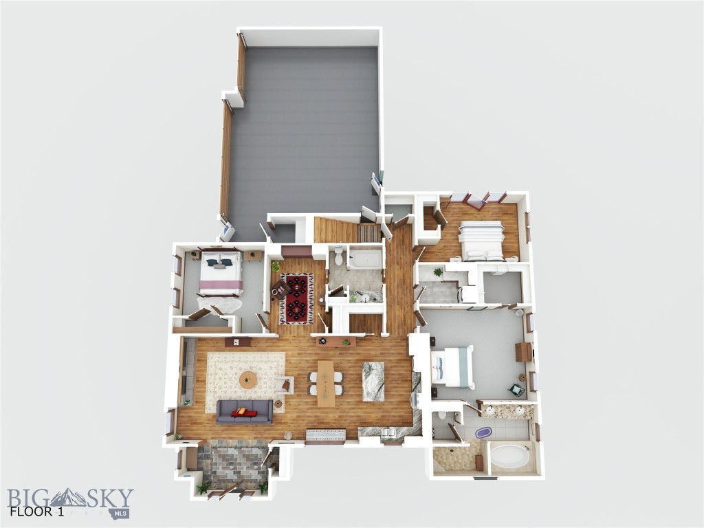 Bozeman, Montana 59715, United States, 4 Bedrooms Bedrooms, ,3 BathroomsBathrooms,Residential,Active,151113