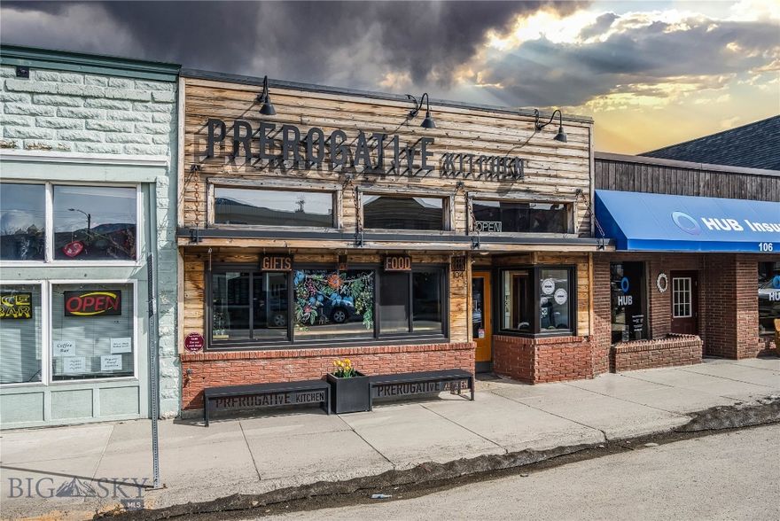Located just outside of Yellowstone and in the center of Red Lodge, you will find a hidden gem of a restaurant. This property has all the charm, history and following for a successful transition. The newly renovated historic building was used as a bakery for 100 years prior, and the history has been preserved in a creative way for customers to enjoy. This turnkey business has the location, customer loyalty and continuos annual growth to be a successful purchase for any restaurateur.