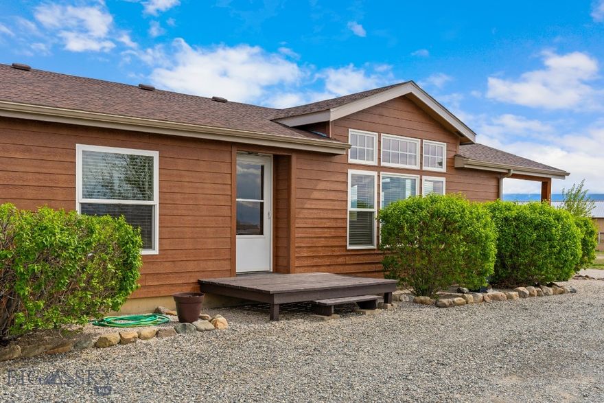 Welcome to your serene retreat in Townsend, Montana! Nestled within the picturesque Cameron Subdivision and located in the Silos area, this charming home offers a tranquil escape from the hustle and bustle of city life. Built in 2006, this residence provides modern comfort and convenience. Discover a warm interior with 3 beds, 2 baths, and 1640 sqft of living space. The open-concept layout is perfect for entertaining or relaxing. Enjoy stunning views from the open porch on this 1.111-acre lot, just 5 mins from Canyon Ferry Lake. Conveniently located, this property offers easy access to shops, restaurants, and outdoor activities. With a detached garage, there's ample storage for your gear. Whether a peaceful retreat or cozy family home, this Townsend residence has it all.