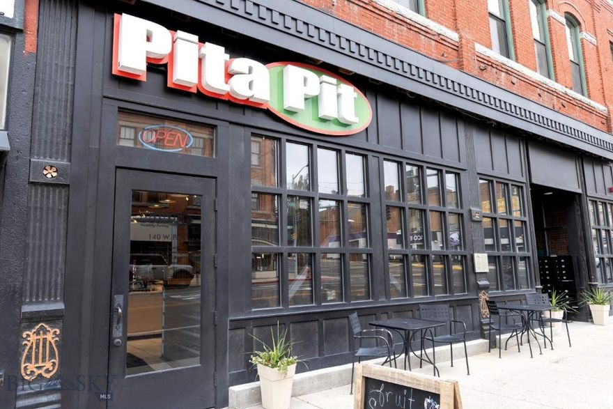 Pita Pit, Butte Montana!!!
Here is your chance to own your own profitable franchise!
Pita Pit Butte has been a staple in uptown Butte for over a decade with an established customer base, fantastic location and assignable lease. This turn key business is a great opportunity for the investor or someone looking to become an owner/operator with plenty of room for growth. If you have been looking for an investment or an opportunity to be your own boss, this business is for you.

Construction of space under 5 years old
ALL furniture, fixtures and equipment included
$7,000 franchise transfer fee included in asking price

If you have been looking for an affordable business, this could be the one!