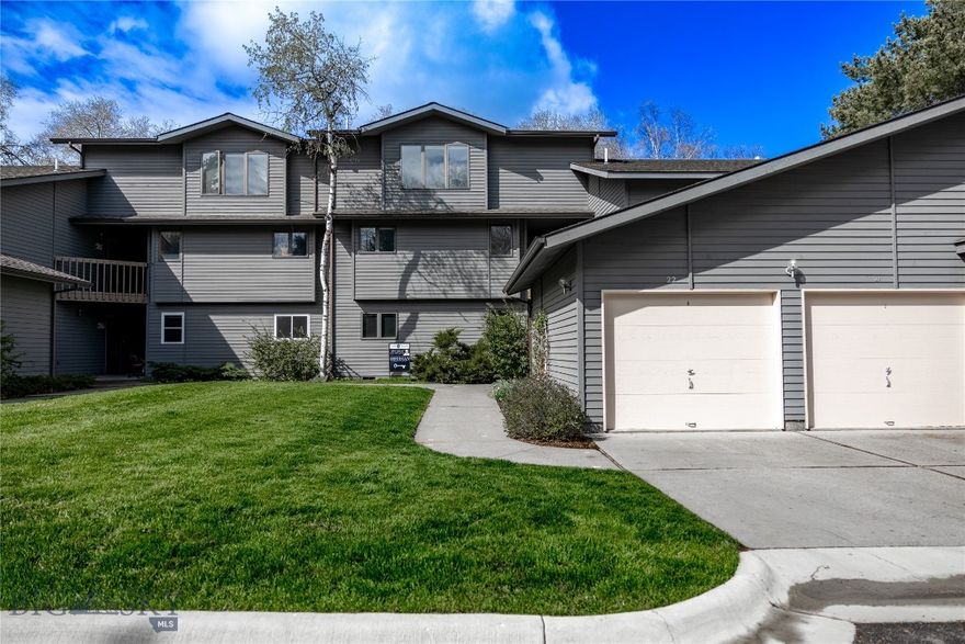 This inviting ground-level condo in the sought-after Southbrook Condominiums is surrounded by mature trees and peaceful green space. This 862 sq ft home offers a quiet, secure environment just minutes from Montana State University—ideal for parents looking to invest in a smart, long-term housing solution for their college student, or for retirees seeking a simplified, low-maintenance lifestyle.

Inside, the open-concept layout creates a bright, welcoming space perfect for studying, relaxing, or hosting family visits. Hardwood and tile flooring, a cozy wood-burning fireplace, and a private covered patio add both style and comfort. The updated kitchen features solid surface countertops, modern appliances, and glass-front cabinetry—making everyday living easy and efficient.

Recent upgrades like fresh interior paint, contemporary lighting, and a refreshed bathroom mean less upkeep and move-in-ready appeal. The spacious bedroom offers ample closet storage and natural light, providing a restful retreat after busy days.

This owner-occupied community is known for its quiet atmosphere—reassuring for parents and appealing for those downsizing. A detached one-car garage and plenty of guest parking add convenience, while the location puts you just blocks from dining, shopping, grocery stores, and scenic walking and biking trails.

Whether you're helping your student feel at home during their college years or looking to enjoy a more relaxed, lock-and-leave lifestyle, this condo delivers the perfect blend of practicality, comfort, and location.