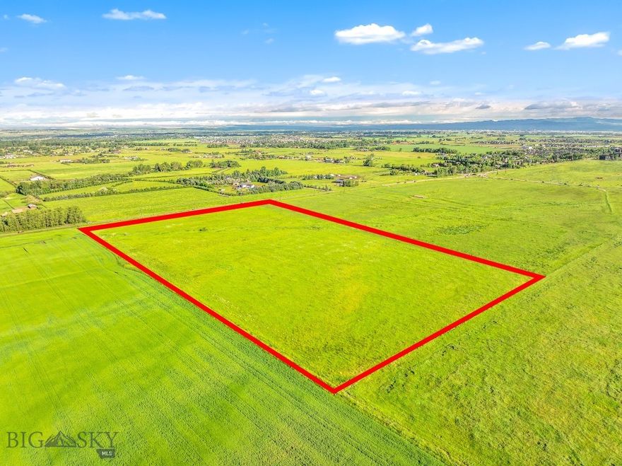 Discover a rare gem in the heart of Montana with this impressive 21 +/- acres of level ground, perfectly positioned on South Cottonwood Road. Just minutes from downtown Bozeman, and conveniently located near Belgrade, Four Corners, and only an hour from the stunning Big Sky, this property offers both accessibility and breathtaking scenery. Adjacent to 55 acres owned by the Bozeman High School District, this land sits within a designated Opportunity Zone, making it an ideal investment for buyers looking to spur economic growth and job creation while potentially enjoying tax benefits. With Agricultural-Suburban zoning and no known covenants, the possibilities are endless. Imagine developing specialized commercial spaces, creating a vibrant residential community, or simply enjoying the panoramic, unobstructed views that this unique property has to offer. In our rapidly growing urban market, opportunities like this are few and far between. Don’t miss your chance to secure a prime piece of real estate with high prospects for development—this is more than just land; it’s a gateway to the future. Schedule a viewing today!
