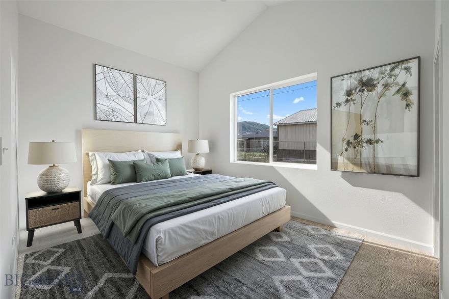 Great value!! Ready for occupancy. New home built by Three Clover homes. 1280 Square feet! This great open floor plan with vaulted ceilings in the primary living area as well as the Primary Bedroom. Rest of the house has 10' ceilings. Primary Bedroom has its own sweet bathroom as well as a walk in closet. Kitchen has an island as well as a dedicated pantry. Flooring is waterproof/scratchproof LVP, bedrooms are carpet, tiled showers, gas fireplace washer and dryer, on demand hot water heater! A covered entry and a nice deck makes this home super inviting. Builders is offering a bonus if of $3000 towards buyers closing costs/rate buy down