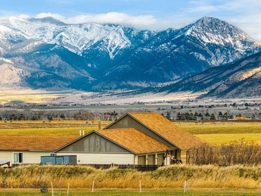New PHOTOS to be added this week! Priced to sell Quick! Endless Horizons, with a view of the Bridger Mountain range that will blow you away! Your dream home awaits mere minutes from downtown Bozeman, MT. This expansive 3-bedroom, 3-bath residence features a generous 3-car garage. The modern kitchen is perfect for gatherings and culinary adventures. Enjoy cozy nights nestled up next to the wood burning fireplace. A spacious workshop with radiant floor heating provides plenty of room for your hobbies and equipment. The property boasts ample outdoor space, including a large garden set on an acre of land. There is a fourth room that could be used as a bedroom, office, flex room, etc. It doesn't have a closet.