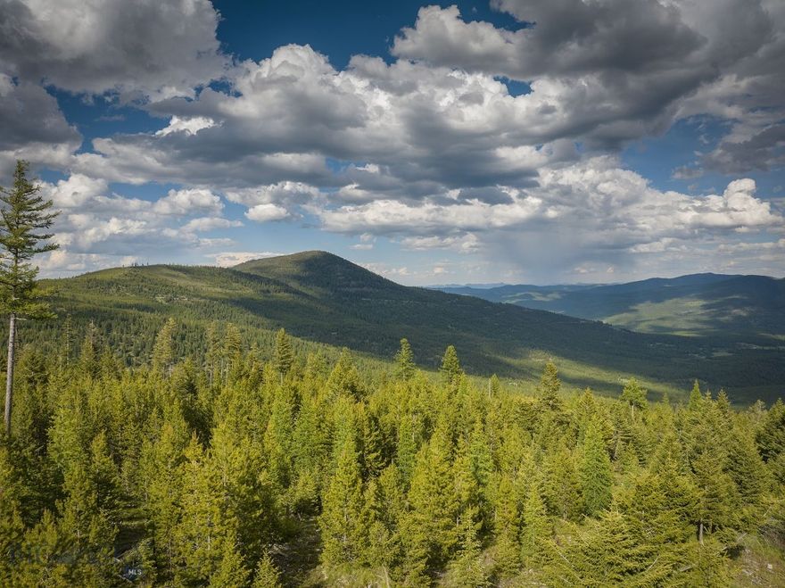 Nestled on the southern flank of the highest peak in the region lies the 2,134± acre Haskill Mountain Retreat, in Flathead County, Montana. Recreational opportunities abound with healthy populations of deer, elk, and bear situated in Hunting District 120, an over-the-counter tag district. Offering a 3.5± mile boundary with Flathead National Forest, the property is an ideal staging point to access thousands of additional acres of public ground to the north. For the development-minded, the property has been subdivided into multiple lots with a quality road system throughout and grid power to the eastern boundary. Each lot would enjoy expansive views of several mountain ranges and Brown’s Meadow Valley below. Topographically, the property occupies a long ridge-oriented east to west including the top of Haskill Mountain at an elevation of 6,200± feet. Access is by way of the paved Brown’s Meadow Road, behind a code-locked gate, 19 miles from Kalispell and 32 miles from Whitefish. Privacy, solitude, and unparalleled views in one of the fastest growing regions in Montana are hallmarks of this blank slate recreational holding.