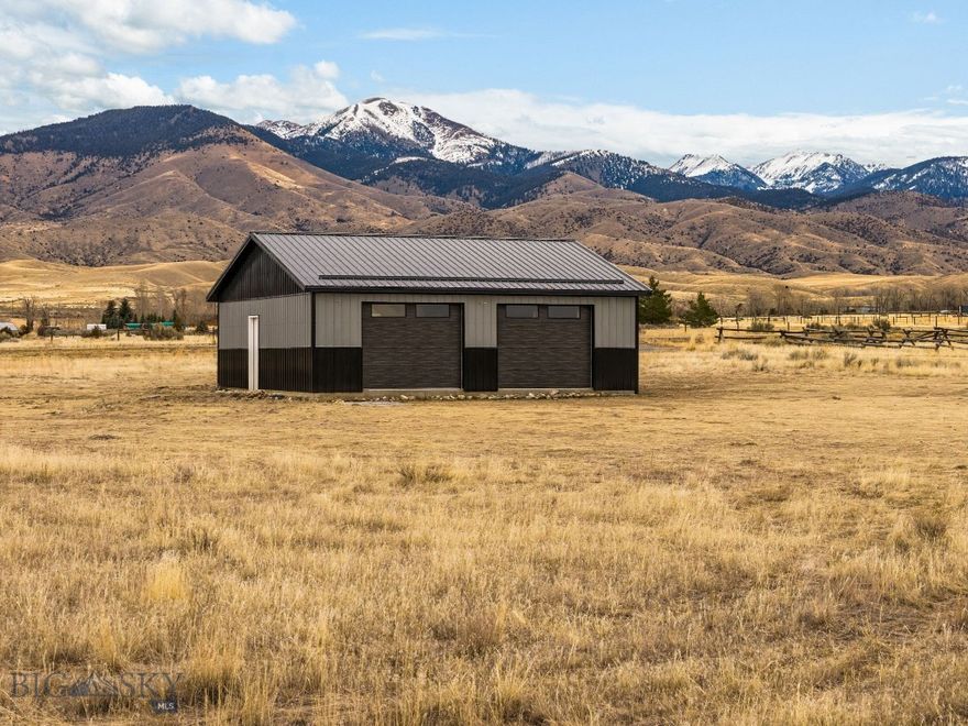 Discover the perfect blend of space, scenery, and convenience with this 3.499± acre corner parcel in the 7M 4R Subdivision. The parcel includes a brand-new 32 X 32 shop with 220 power and 8 ft automatic garage doors, ideal for storing equipment, recreational gear, or supporting a future home build.

Enjoy convenient highway access and sweeping mountain views in every direction. Located just minutes from Twin Bridges and Sheridan, you’ll have quick access to small-town amenities while still enjoying the peace and privacy of rural Montana living. Outdoor enthusiasts will appreciate the close proximity to world-class fishing on the Beaverhead, Ruby, and Big Hole Rivers, along with abundant public land nearby for hunting, hiking, and year-round recreation.

With level ground, excellent access, and plenty of space to build your Montana dream home, this property is ready for your vision. Bring your plans and start enjoying the Ruby Valley.