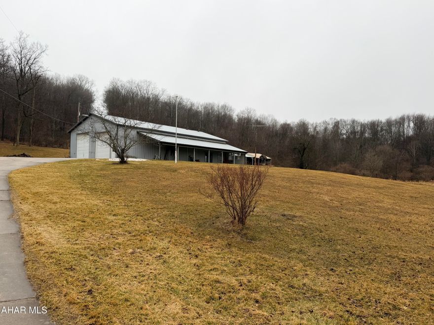 Nestled on 8.886 private acres, this unique steel-constructed home with a 1.5-story loft offers the perfect blend of rustic charm and outdoor adventure. The residence features 2 bedrooms and 2 full bathrooms, with an open loft space that adds character and flexible living area.

Surrounded by nature, the property is a true retreat with a private pond & koi fish, abundant wildlife, and a dedicated shooting range, making it ideal for outdoor enthusiasts, hunters, or anyone seeking peace and privacy. An outdoor furnace provides an efficient heating option while embracing the rural lifestyle. There is also oil heat as well. 

Whether you're looking for a weekend getaway or a full-time country residence, this one-of-a-kind property delivers space, seclusion, and endless possibilities.