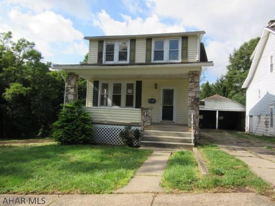Enjoy the fall foliage from the deck- Loads of potential for this spacious 2 story- modern kitchen, wood floors, ceramic tile flooring, updated bathroom, some tlc could make this the perfect home. This house was built before 1978 and may potentially contain lead based paint.