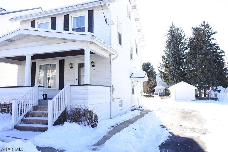 Move Right In!!  Over-sized, Flat, Double Lot with a Detached Garage.  2 Story, 3 BR, 1.5 Baths, Hardwood Floors, Central Air, Well Maintained.  All Appliances are Newer and Stay With the House. Bright and Cheery with an Attached Sunny Back Porch (Enclosed).  A Super East End Property. Well Maintained. Radon System Already in Place.