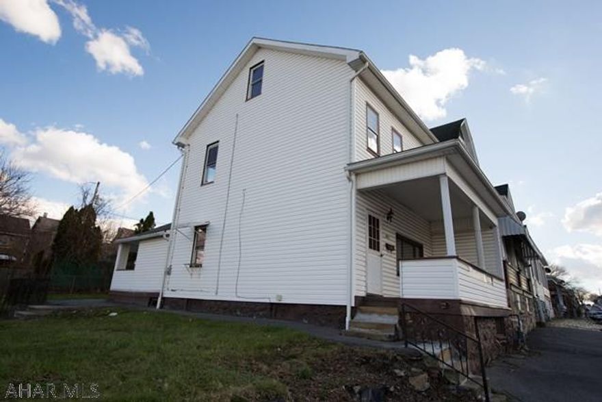 Why rent when you can own?  This home is the perfect starter home or it  could be a great rental property.  The property features a large kitchen  with the option to have a first floor laundry as well as off street  parking and a fenced yard.  A large formal dining room, living room, and  first floor half bathroom add to the convenience.  Priced to sell!