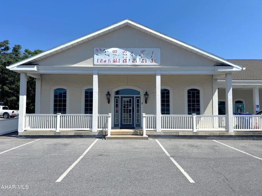 Prime office or retail location situated just outside the Bedford Borough!! 1,500 square feet of professional office space for lease. This is Unit #4 in the Phoenix Building. Space was recently updated and offers a large reception and open working area, two offices, kitchen, laundry area, and a restroom. ADA accessible and off-street parking lot. Very nice space that can be used for professional offices, medical, dental, insurance, or a retail type business. $1,500 per month plus all utilities and a minimum one-year lease.