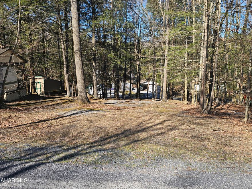 Vacant campsite inside Glendale Yearound. Water, Sewer, electric, internet, phone, and cable available. Glendale Yearound is a gated community located minutes from Prince Gallitzin State Park and Glendale Lake. Community pool, basketball, tennis, security, and more.