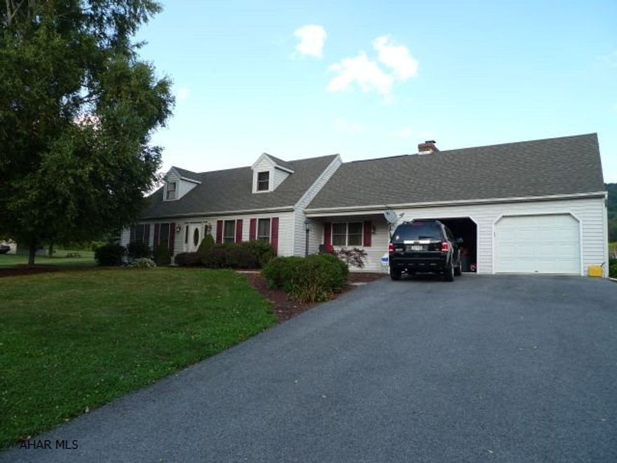3 bedroom, 2 bath cape cod situated on 1 acre lot. Private setting yet conveniently located, large 2 car garage, new oak kitchen. Lots of updates, window, roof, central air, furnace. Plenty of wildlife, Must See!