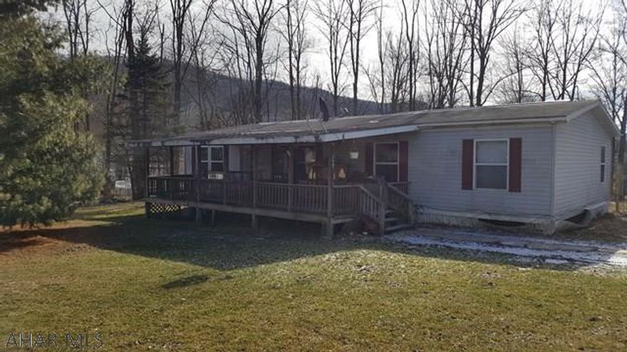 Located in the Claysburg-Kimmel School District, this 4 bed, 2 full bath doublewide has lots of potential. Just needs some TLC. Possible short sale. MOTIVATED SELLER!!!
