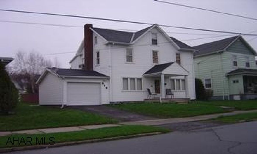 2 story home, remodeled, attached garage, fenced yard, parking in the rear and driveway. Insulation blown-in, windiows 2002, roof 2000, electric 200 amp new, wiring new, carpeting and ceramic tile new, hot water furnace new, hot water tank new, plumbing new, rear deck new. Kitchen cabinets oak with hardwood floors, fireplace in LR new, front, side and rear doors new. 6 ceiling fans. Basement clearance about 5'8". Laundry closet first floor. Large walk-in closet in master bedroom. Large hall bath.