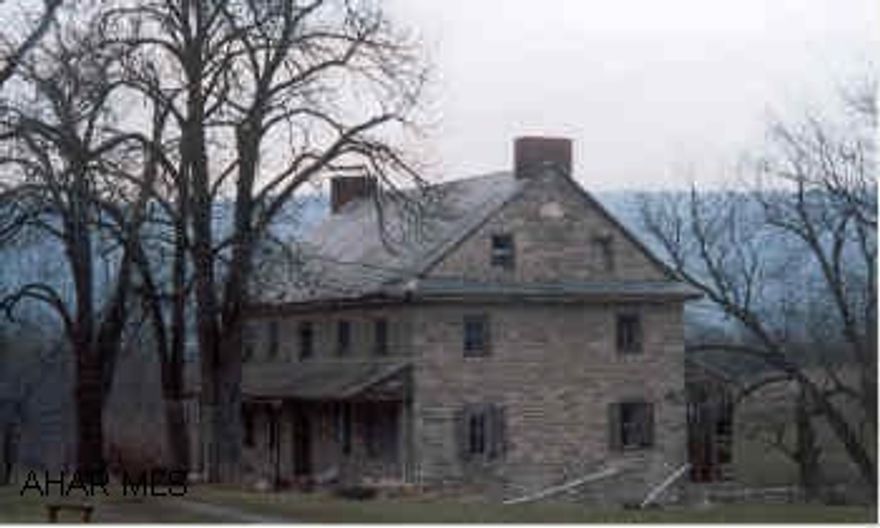 Old  Stone House with 4 fireplaces, Stone Barn and Outbuildings on 10+/- Acres,(Property needs totally restored.)  (Great Project), Sell is subject to Twp. and Subdivision approval