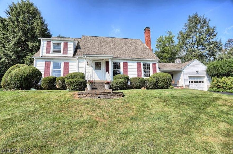 Don't hesitate on this warm and inviting property! This lovely cape has location written all over it. Lovingly cared for and well maintained, this home boasts many upgrades over the years. The curb appeal is delightful with the expansive well manicured yard, the charming front stoop, side breezeway and large partially covered patio at the rear. The living room with wood burning fireplace, the formal dining room with corner cupboard, the large eat-in kitchen, the bedroom on first floor and the full bathroom complete the main level. The second level offers two large bedrooms (one has an additional offset area that could be an office, reading room, exercise area, etc.). Between the bedrooms is a full bathroom. Conveniently located on a quiet residential street. Don't let this one get away!!!