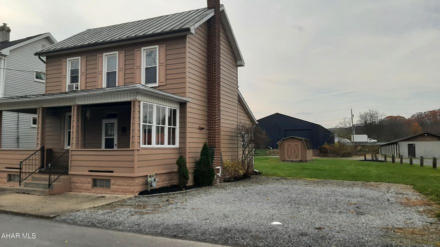 Welcome to this quaint, 2 story home in the Hollidaysburg SD, Duncansville Borough. This welcoming home offers many updates which include an eat in kitchen with new appliances, new vinyl plank flooring, and new carpet upstairs. The main level also offers a spacious living room, laundry/mud room, full bath with jetted tub and walk in shower. Upstairs you will find 2 spacious bedrooms and an office space. The attic is fully insulated. The basement is clean and dry offering storage and additional laundry hook ups. The flat and spacious yard is beautifully landscaped with additional off street parking and a storage shed. This home is a must see and is priced to sell! Call for your tour today!!