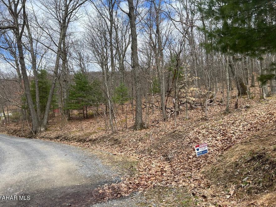 Residential building sight, private, no utilities but neighbors have public sewer - would need approval.