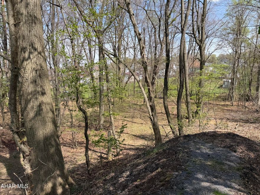 Rare opportunity to own a 1.21-acre private oasis in the heart of the Portage community! This unique property includes two separate parcels of land with a distinctive twist... an unopened alley/road situated between the properties, providing an extra buffer of natural privacy and a secluded ''hidden gem'' feel.
Whether you are looking to build your dream home or seeking a multi-lot investment with built-in separation, this expansive footprint offers endless possibilities.  Don't miss out on one of the largest available residential footprints in the area. Buyers to verify cost and availability of utilities with municipality.