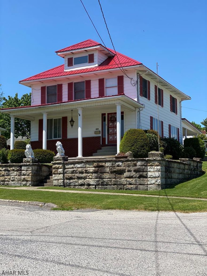 This cozy, move in ready home is situated perfectly on a corner lot with beautiful landscaping. It is a well maintained 4 bedroom 2 bathroom home in the heart of Houtzdale. Cuddle up by the fireplace on those cold winter nights and enjoy your amazing backyard during the summer and spring months. This home features an eat-in kitchen and formal dining room as well as attached garage and cement driveway. There is plenty of potential in the walk up attic and basement, both can easily be finished. The roof was installed in 2019 and new furnace in 2011. Schedule a showing today!