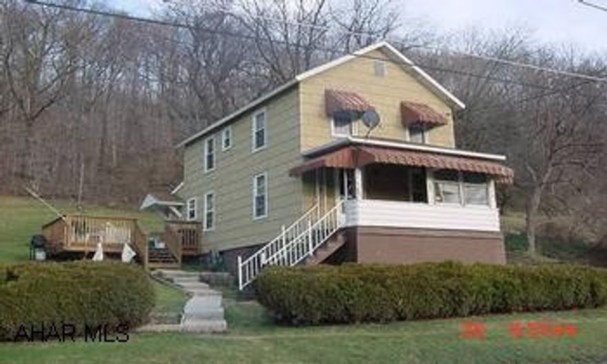 2 Story Frame, Some remodeling done, 2 Bedroom, 1 Bath, Nice eat in  kitchen, Beautiful deck,  Add your own finishing touch. Great Starter Home, Some remodeling done.  2 Bedroom, 1 Bath, Nice Kitchen, Beautiful Deck, Add your own finishing touch.
